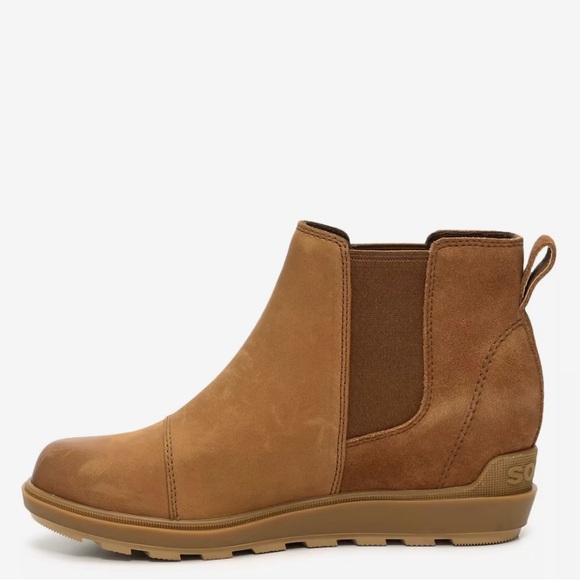 Sorel Women's Evie II Tan Wedge Ankle Boots size 7 - Picture 3 of 8